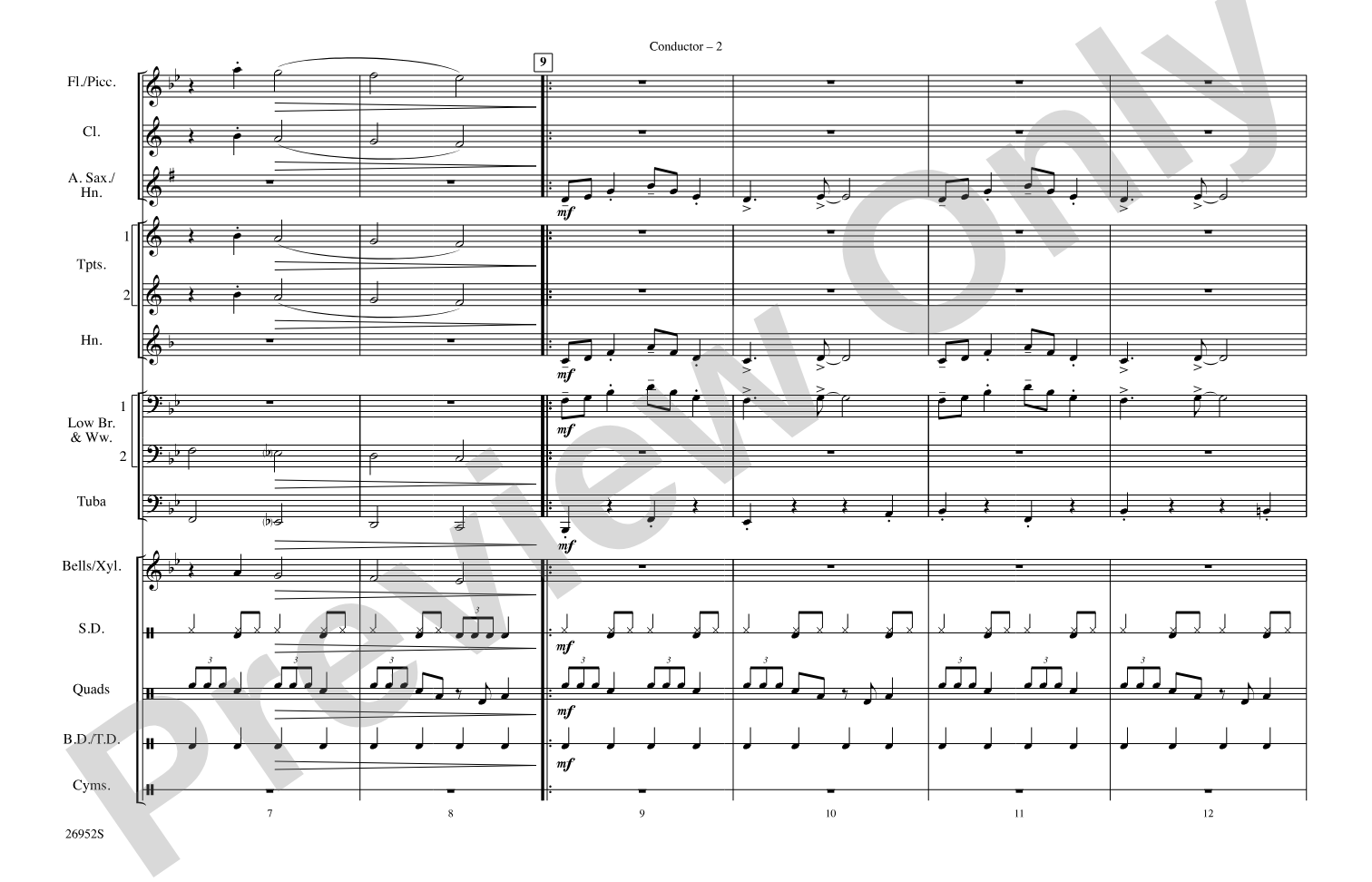 Pennsylvania 6-5000: Marching Band Conductor Score & Parts