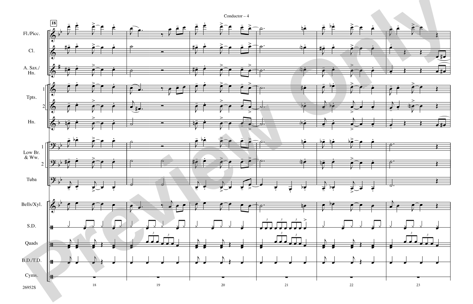 Pennsylvania 6-5000: Marching Band Conductor Score & Parts