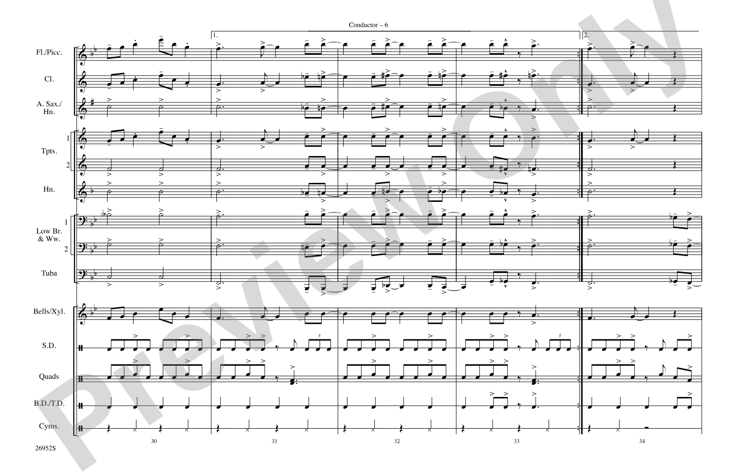 Pennsylvania 6-5000: Marching Band Conductor Score & Parts