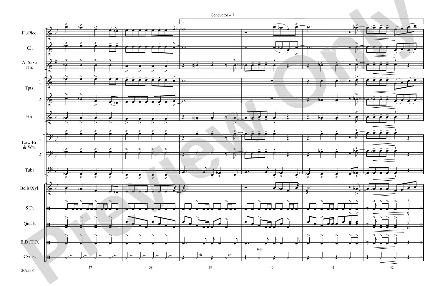 All I Wanna Do: Marching Band Conductor Score & Parts