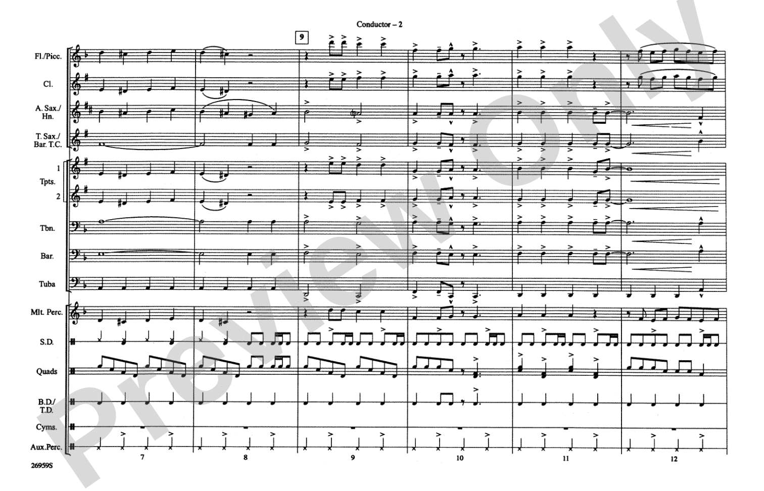 Paint It Black: Marching Band Conductor Score & Parts