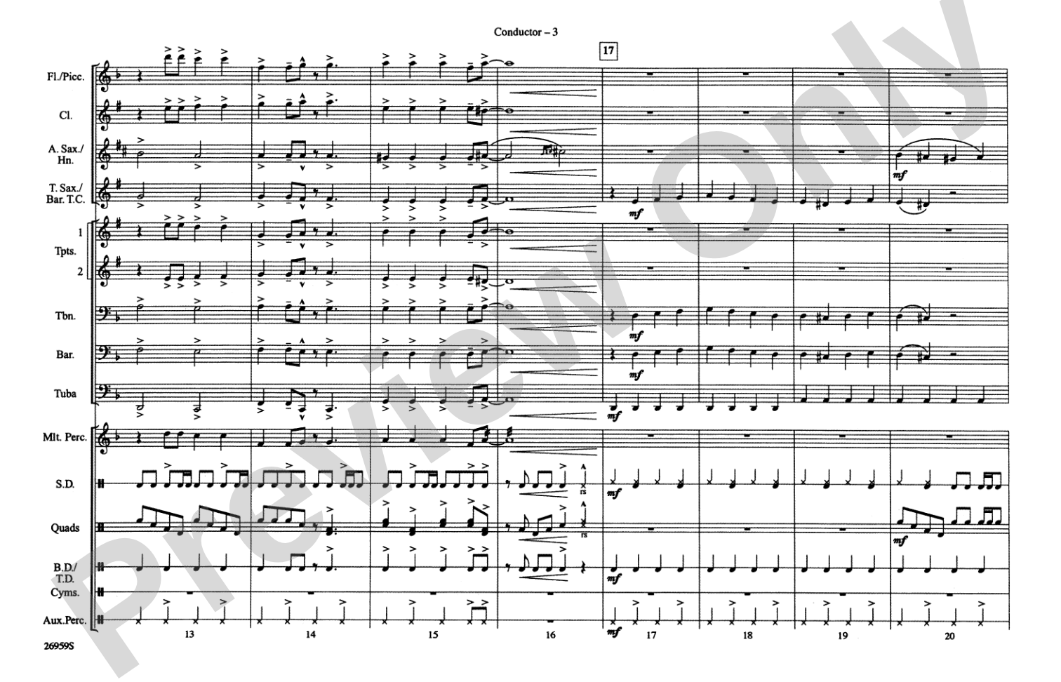 Paint It Black: Marching Band Conductor Score & Parts