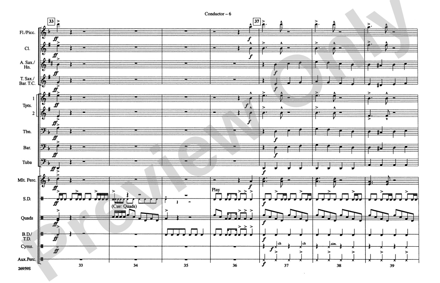 Paint It Black: Marching Band Conductor Score & Parts