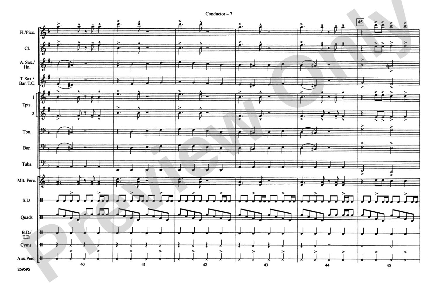 Paint It Black: Marching Band Conductor Score & Parts