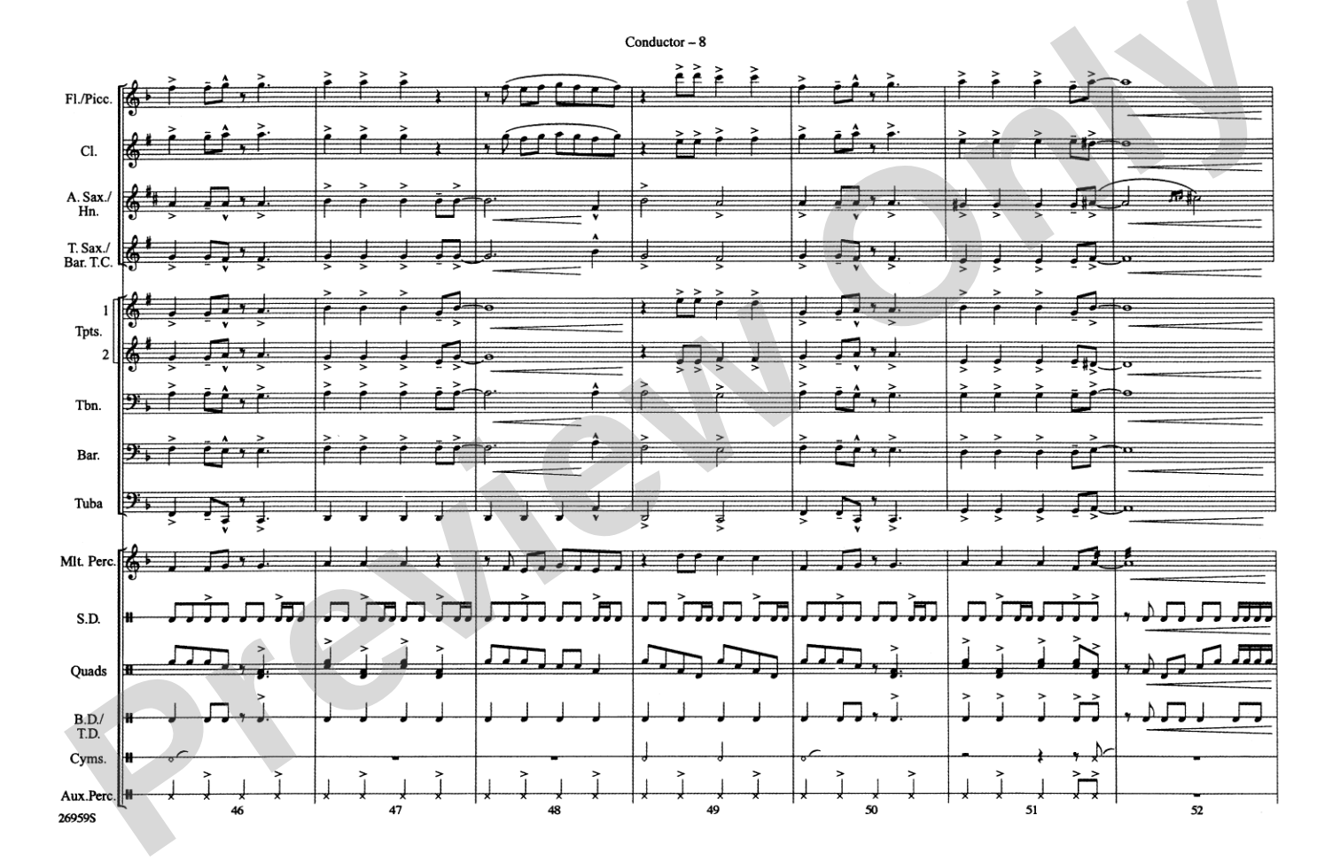 Paint It Black: Marching Band Conductor Score & Parts