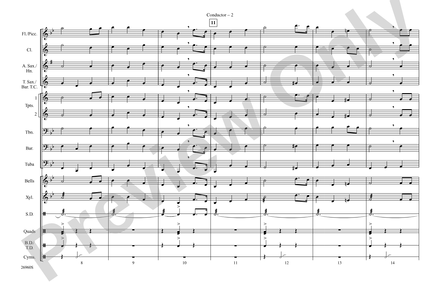 The Star-Spangled Banner: Marching Band Conductor Score & Parts