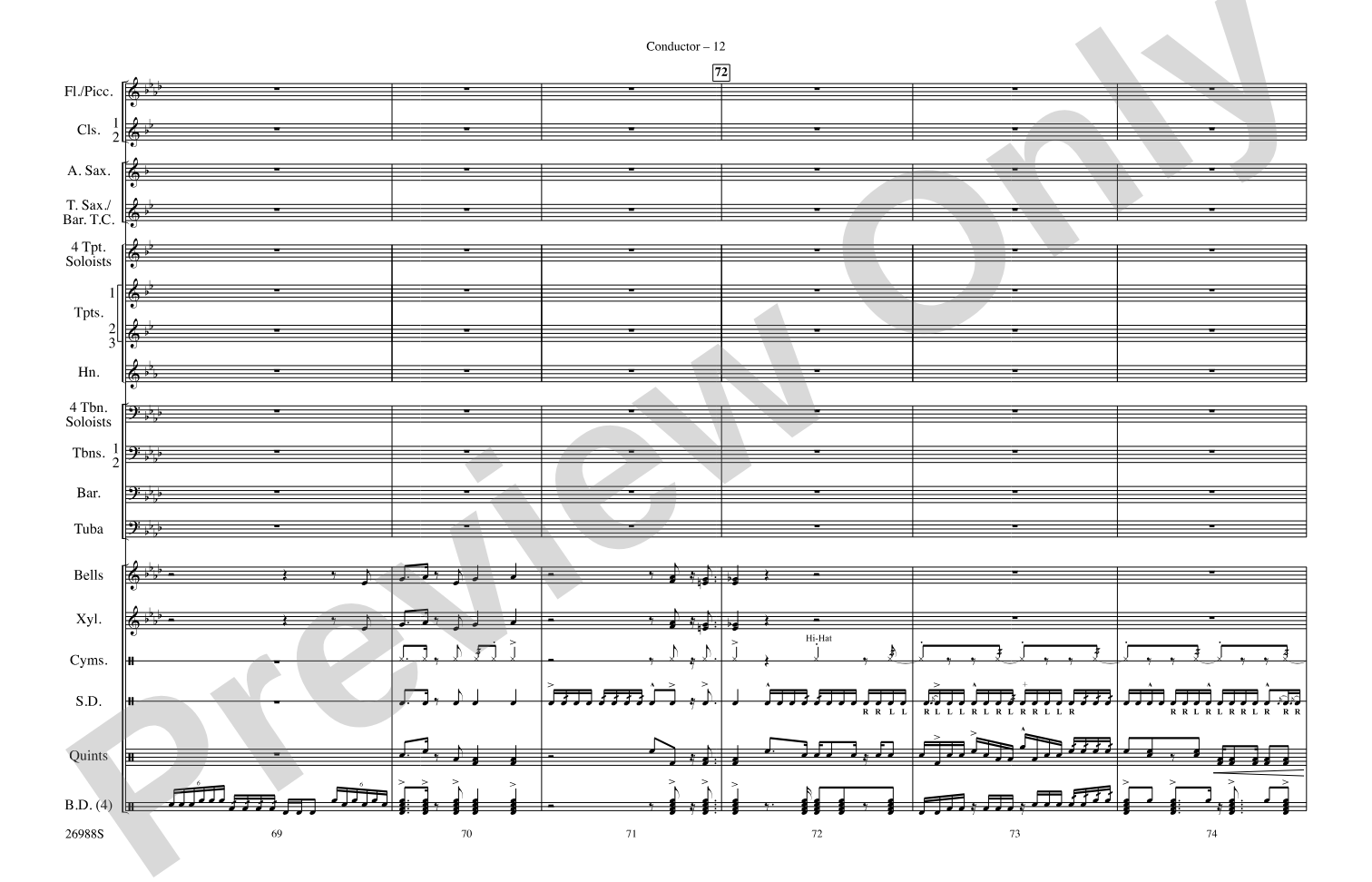 Blues in the Night: Score