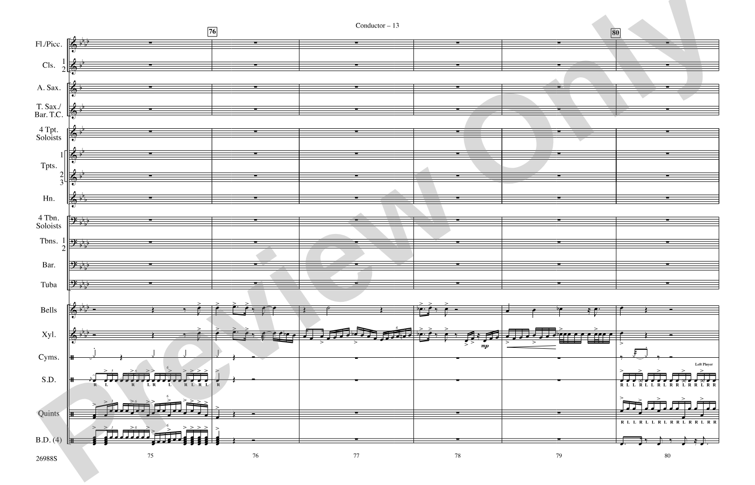 Blues in the Night: Score