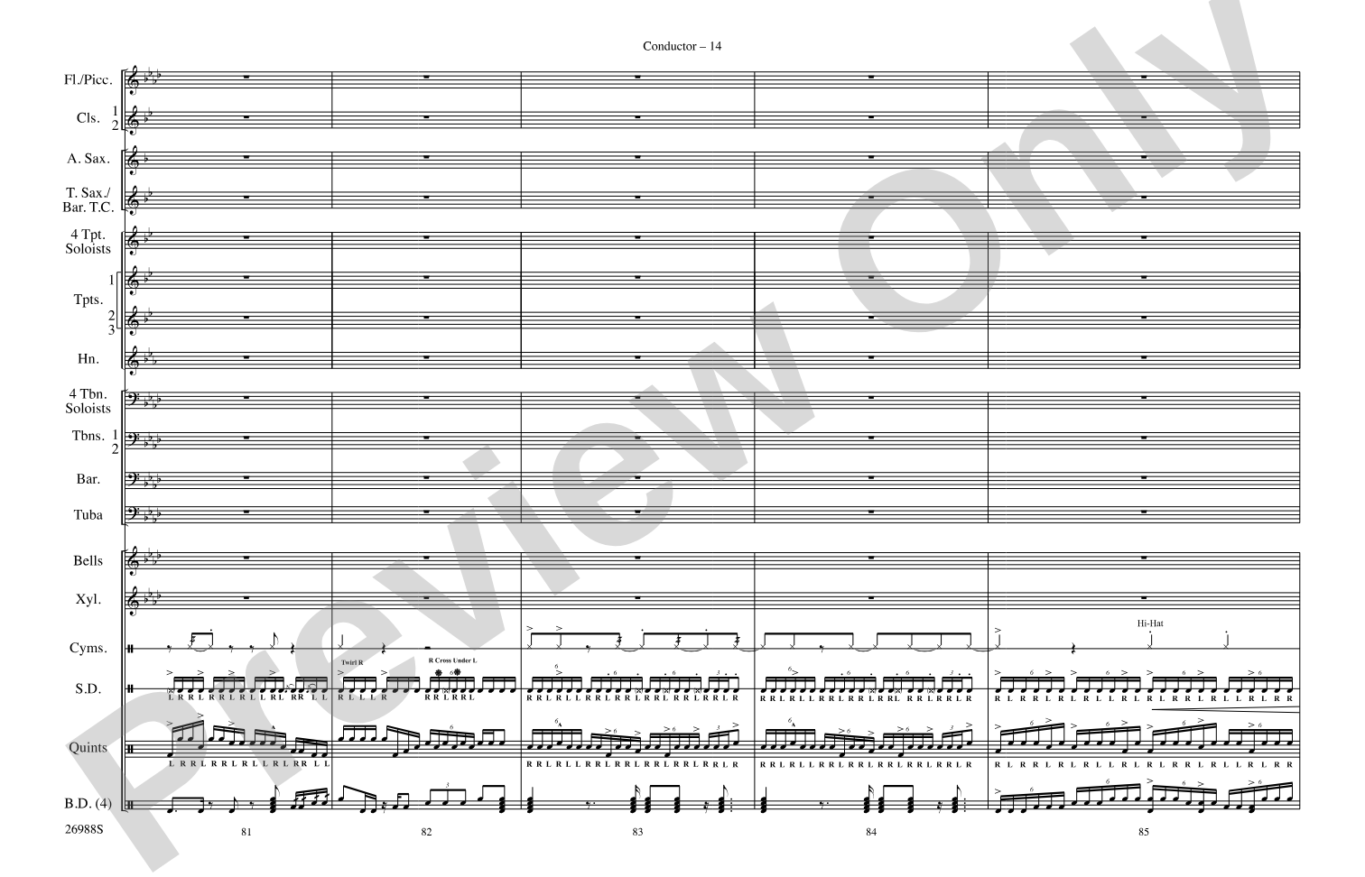 Blues in the Night: Score