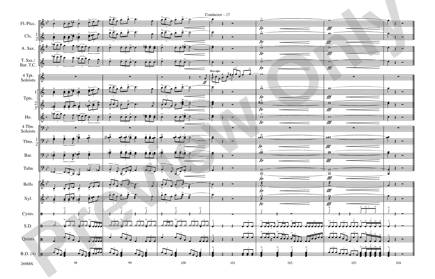 Blues in the Night: Score