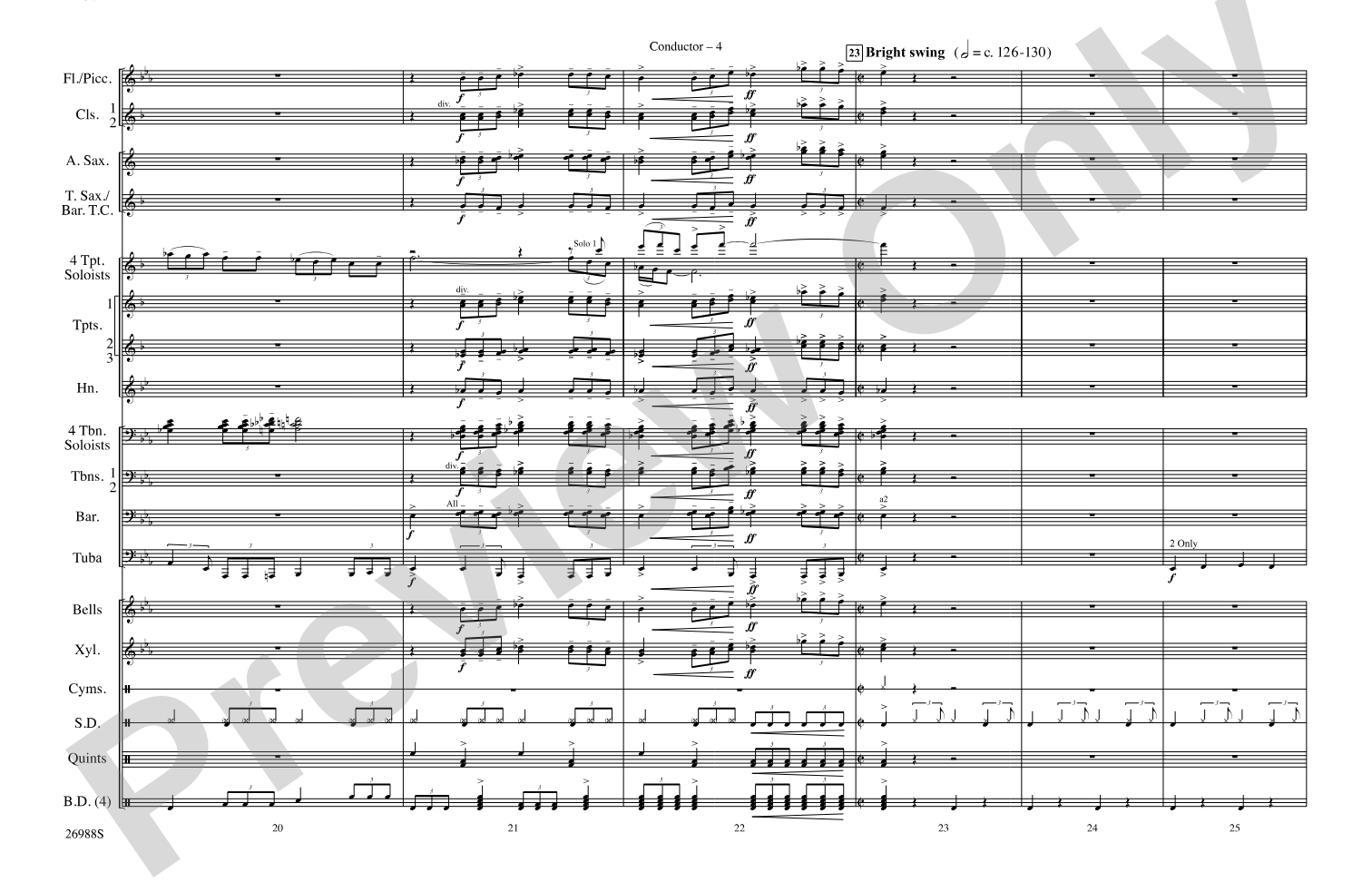 Blues in the Night: Score