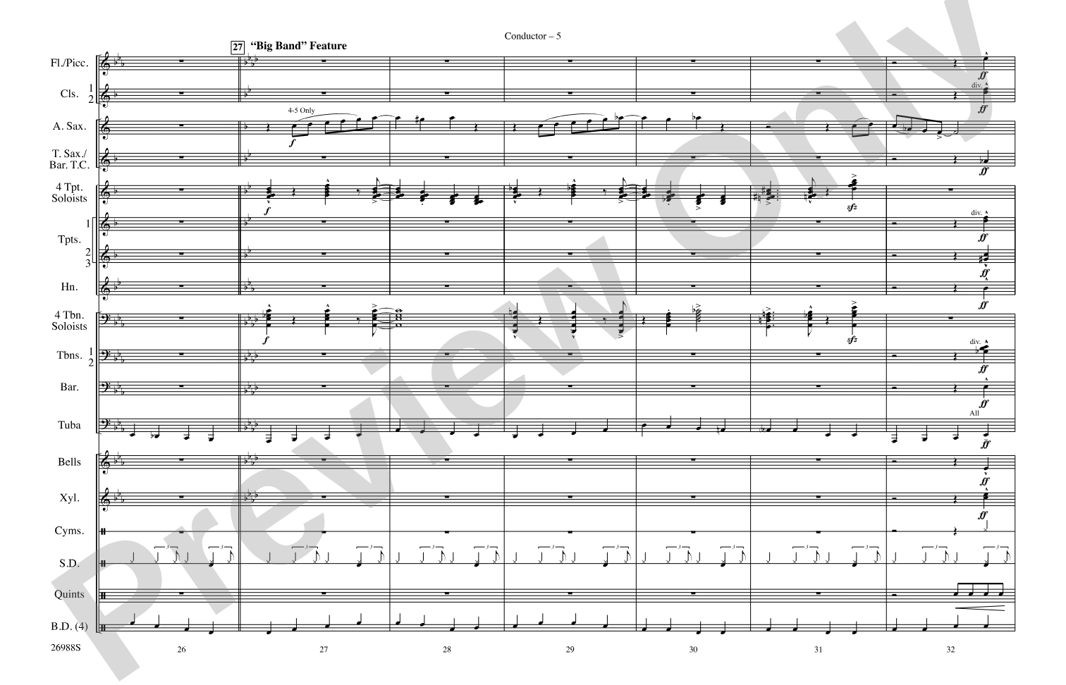 Blues in the Night: Score