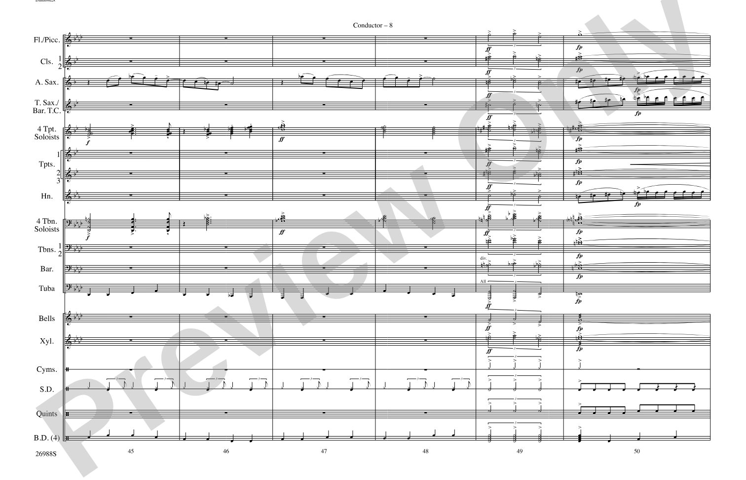 Blues in the Night: Score