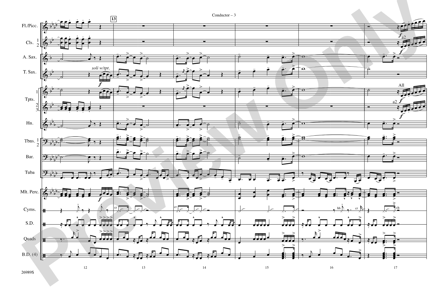 Give It All You Got: Marching Band Conductor Score & Parts