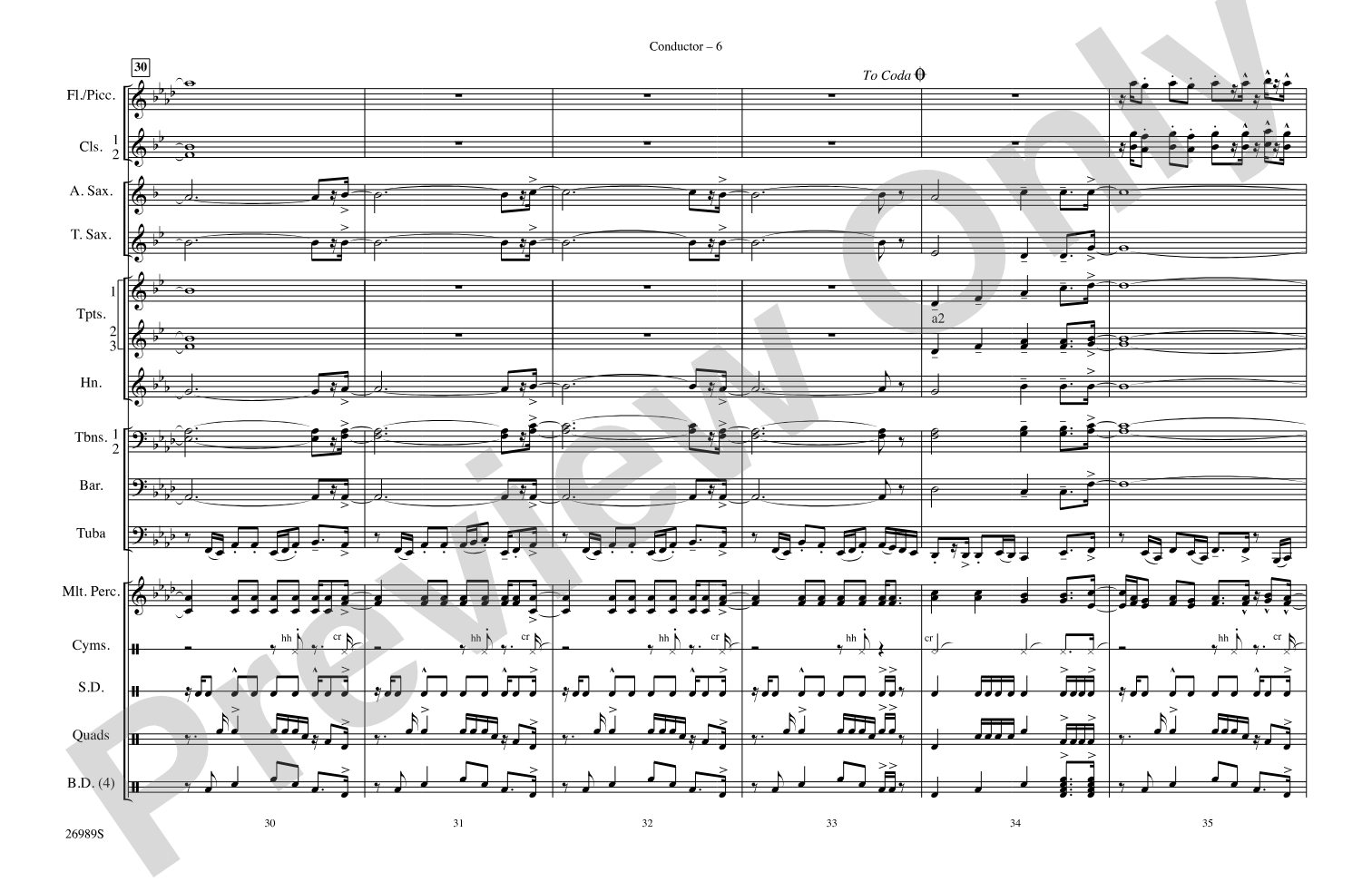 Give It All You Got: Marching Band Conductor Score & Parts