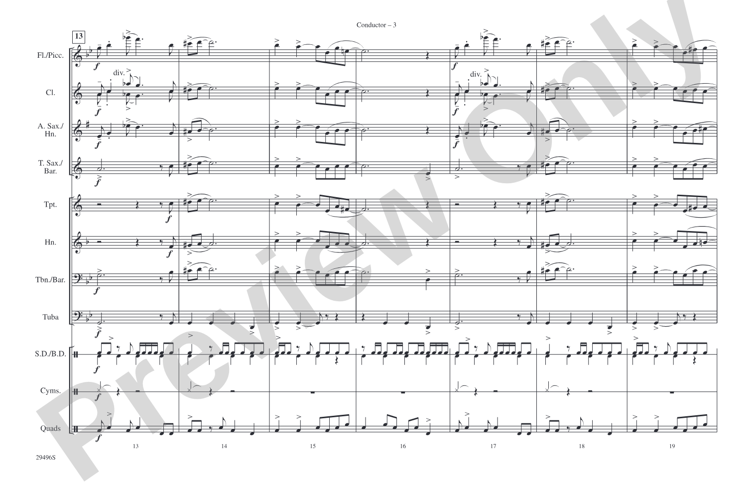 James Bond Theme: Marching Band Conductor Score & Parts