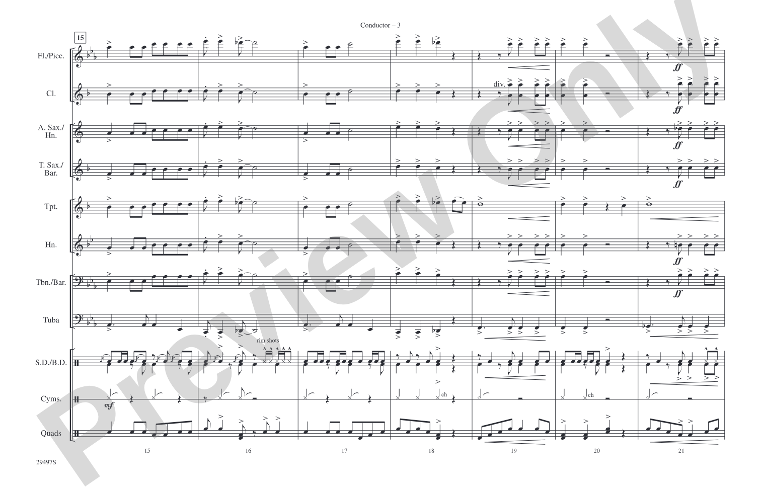 Do You Want to Know a Secret?: Marching Band Conductor Score & Parts