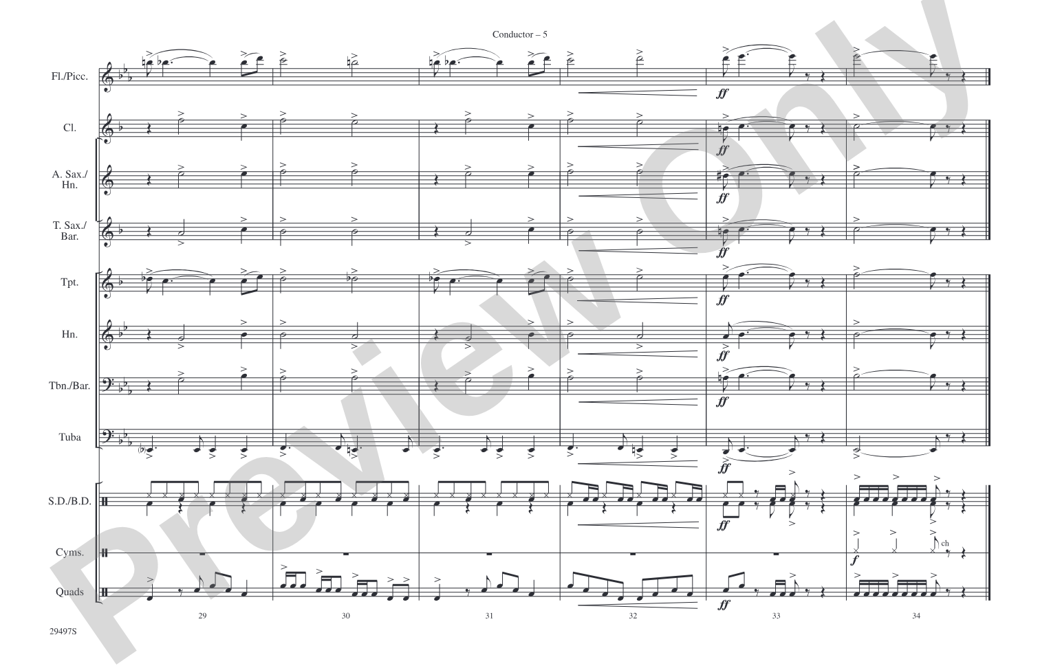 Do You Want to Know a Secret?: Marching Band Conductor Score & Parts