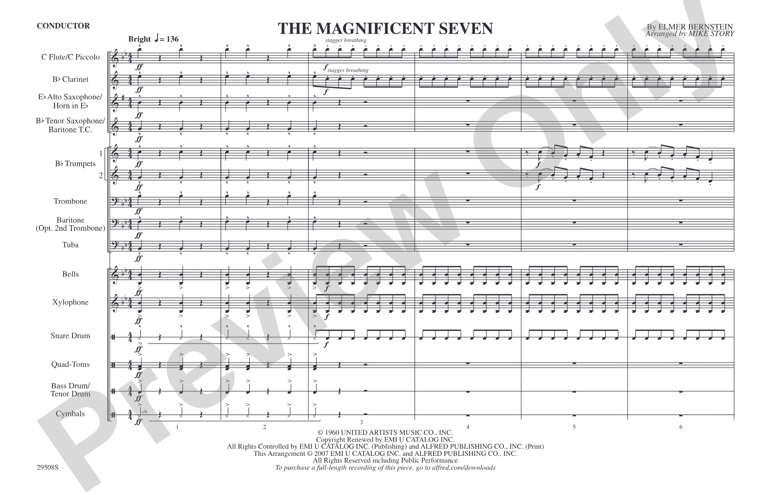 The Magnificent Seven: Score
