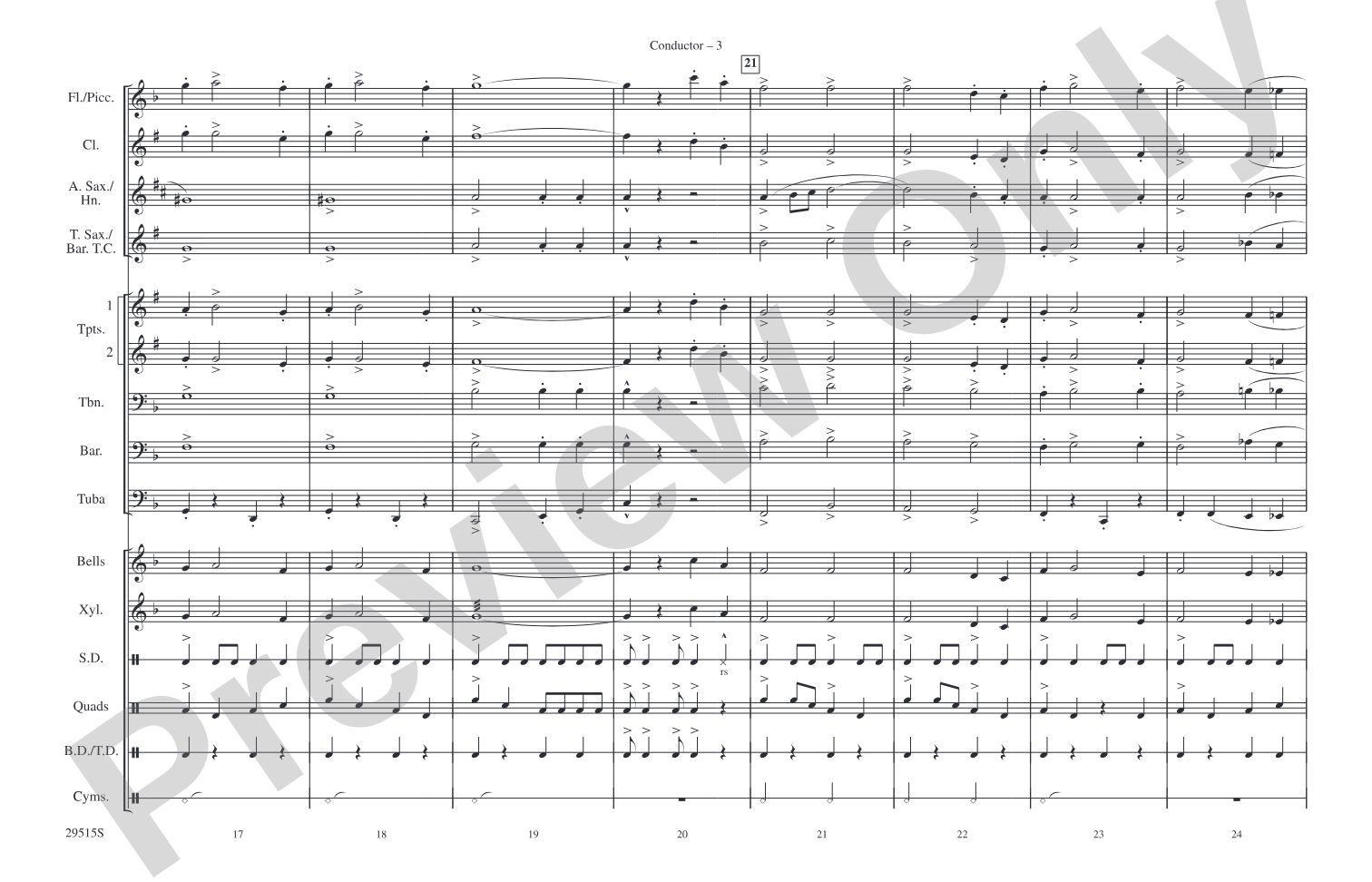 You're a Grand Old Flag / America, the Beautiful: Marching Band Conductor Score & Parts
