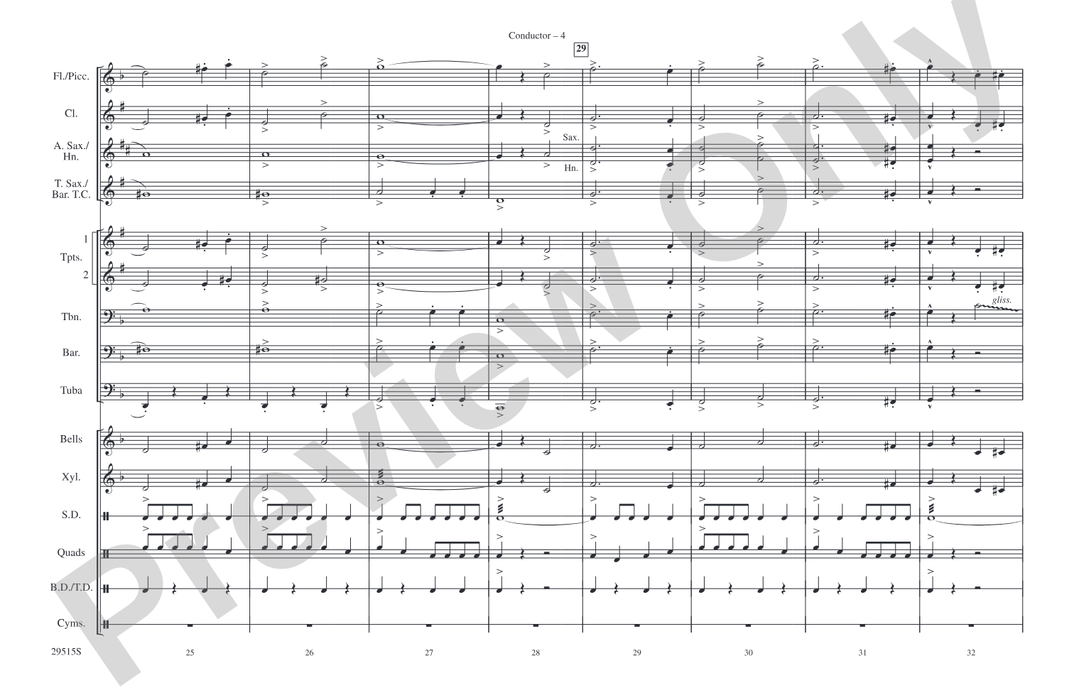You're a Grand Old Flag / America, the Beautiful: Marching Band Conductor Score & Parts