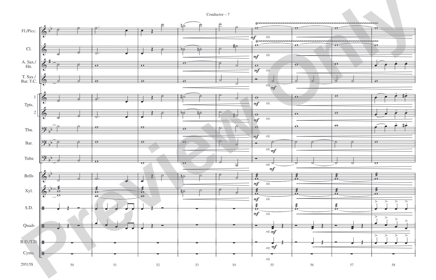 You're a Grand Old Flag / America, the Beautiful: Marching Band Conductor Score & Parts