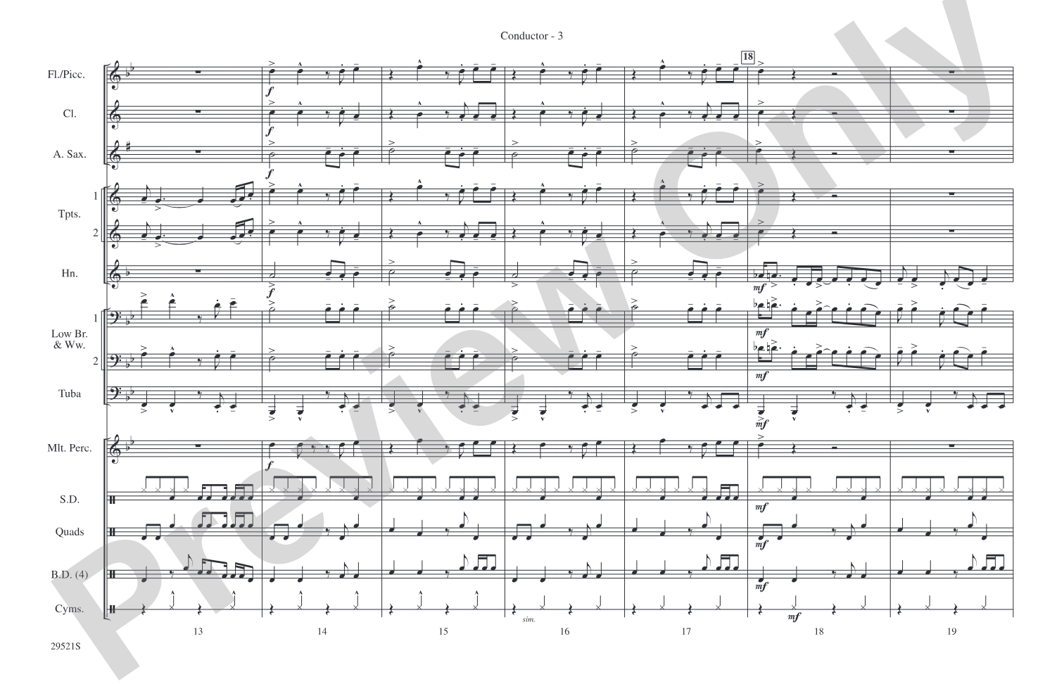 You Can't Always Get What You Want / Get Off of My Cloud: Marching Band Conductor Score & Parts