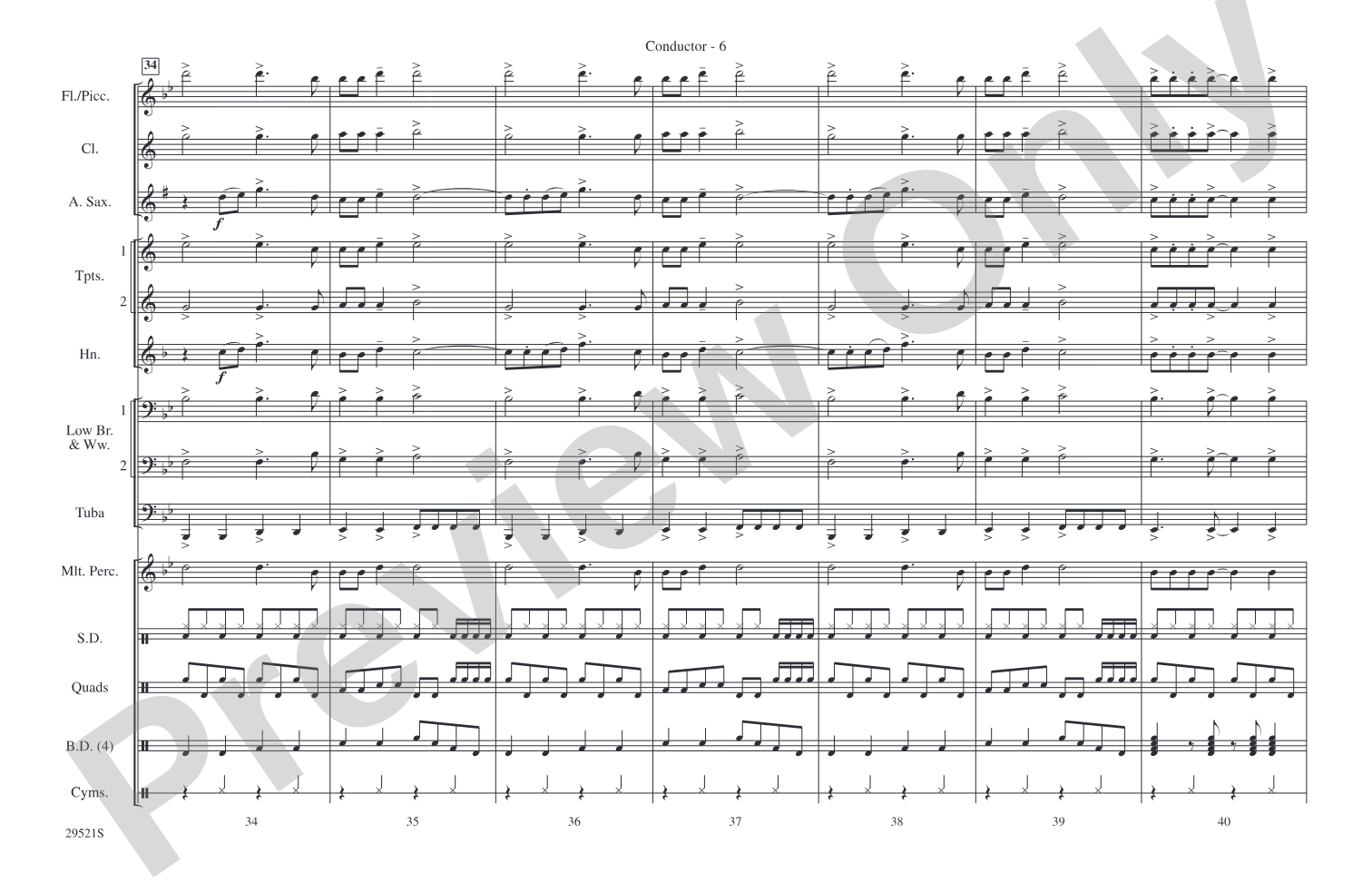 You Can't Always Get What You Want / Get Off of My Cloud: Marching Band Conductor Score & Parts