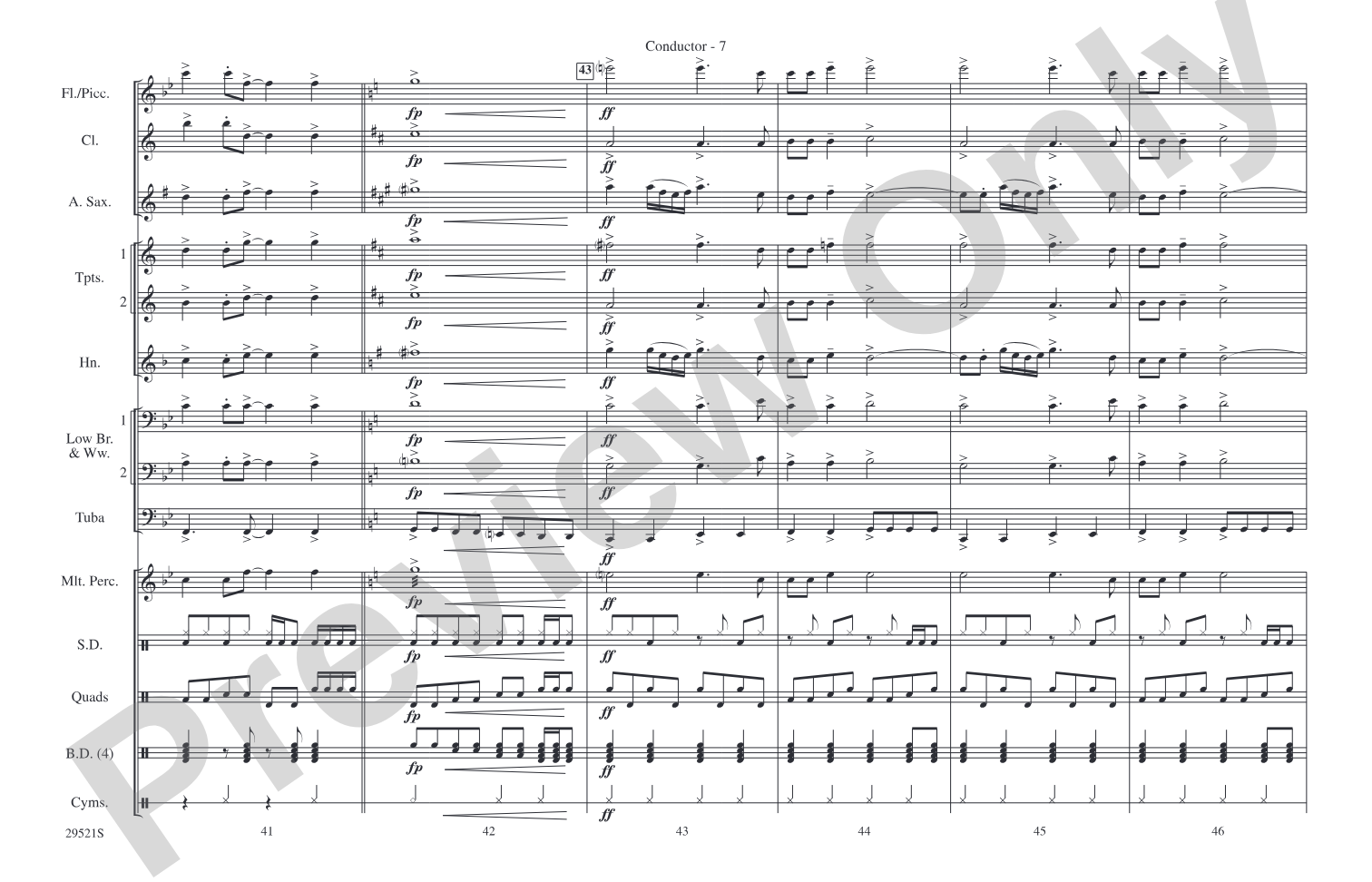 You Can't Always Get What You Want / Get Off of My Cloud: Marching Band Conductor Score & Parts