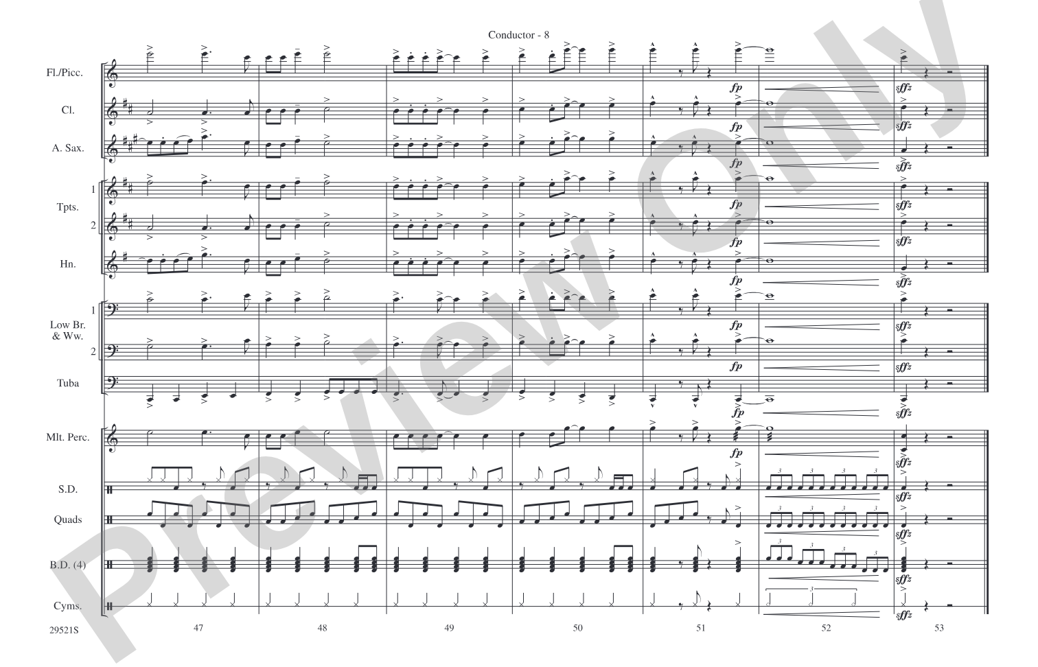 You Can't Always Get What You Want / Get Off of My Cloud: Marching Band Conductor Score & Parts