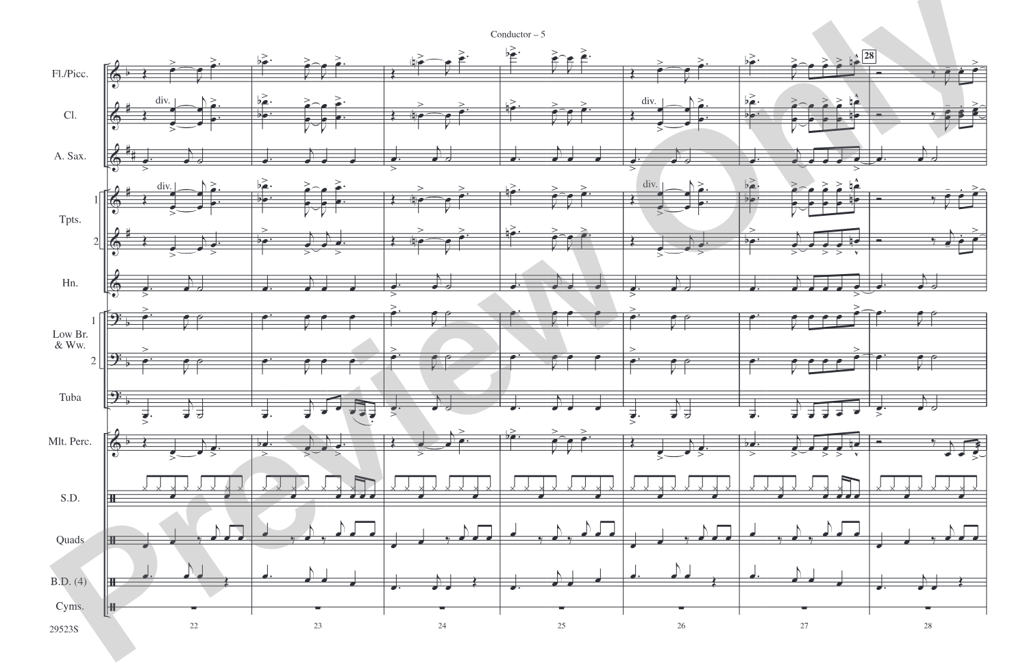 Time Is on My Side / Satisfaction: Marching Band Conductor Score & Parts