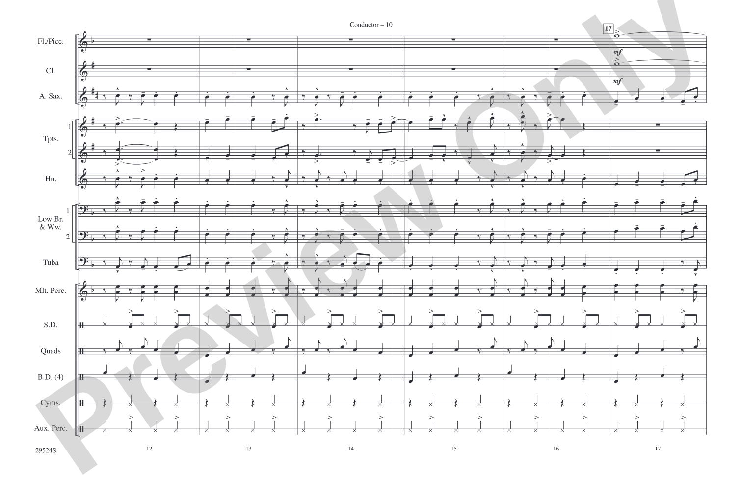 Hairspray Jam: Marching Band Conductor Score & Parts
