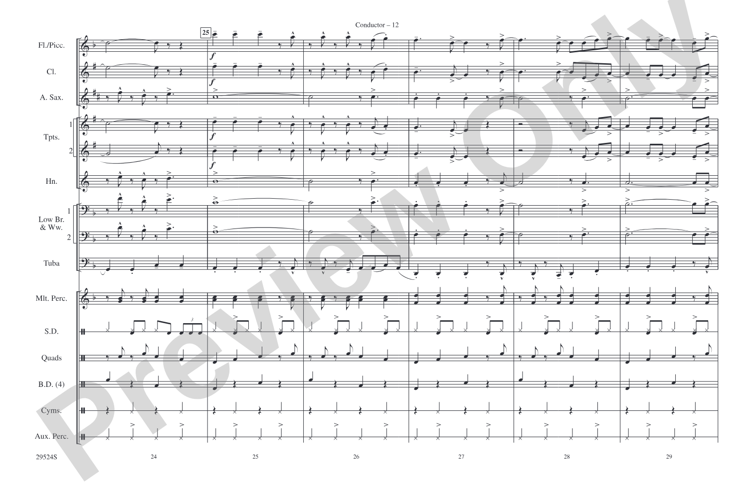 Hairspray Jam: Marching Band Conductor Score & Parts