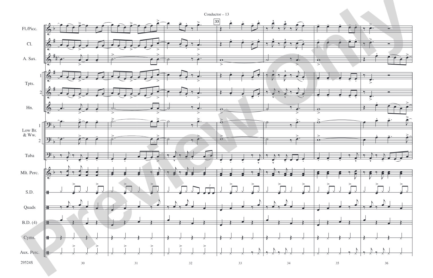 Hairspray Jam: Marching Band Conductor Score & Parts