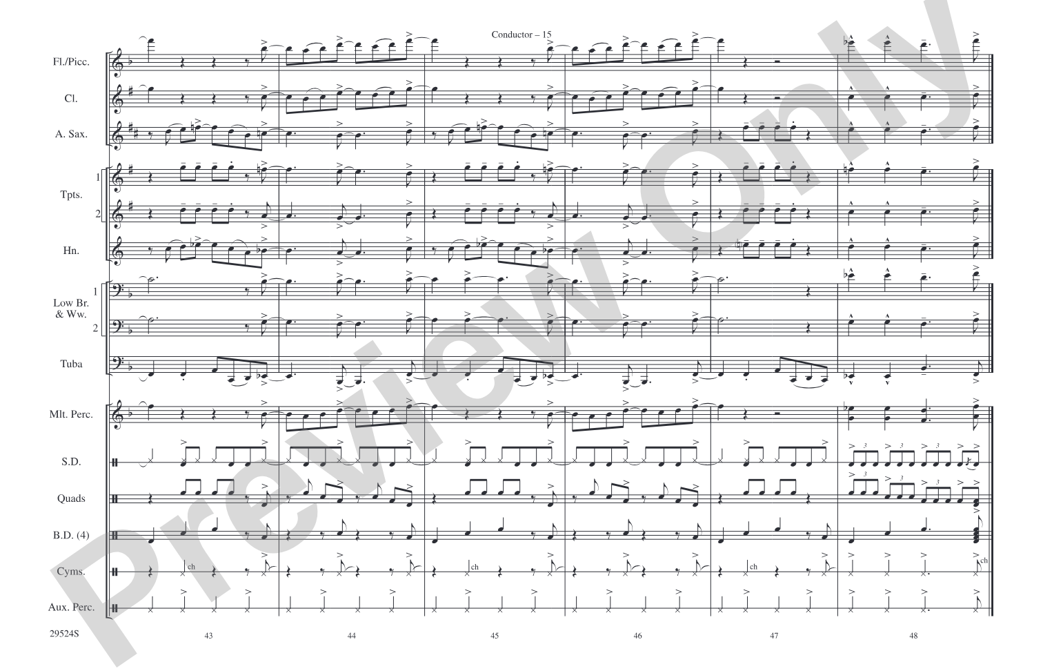 Hairspray Jam: Marching Band Conductor Score & Parts