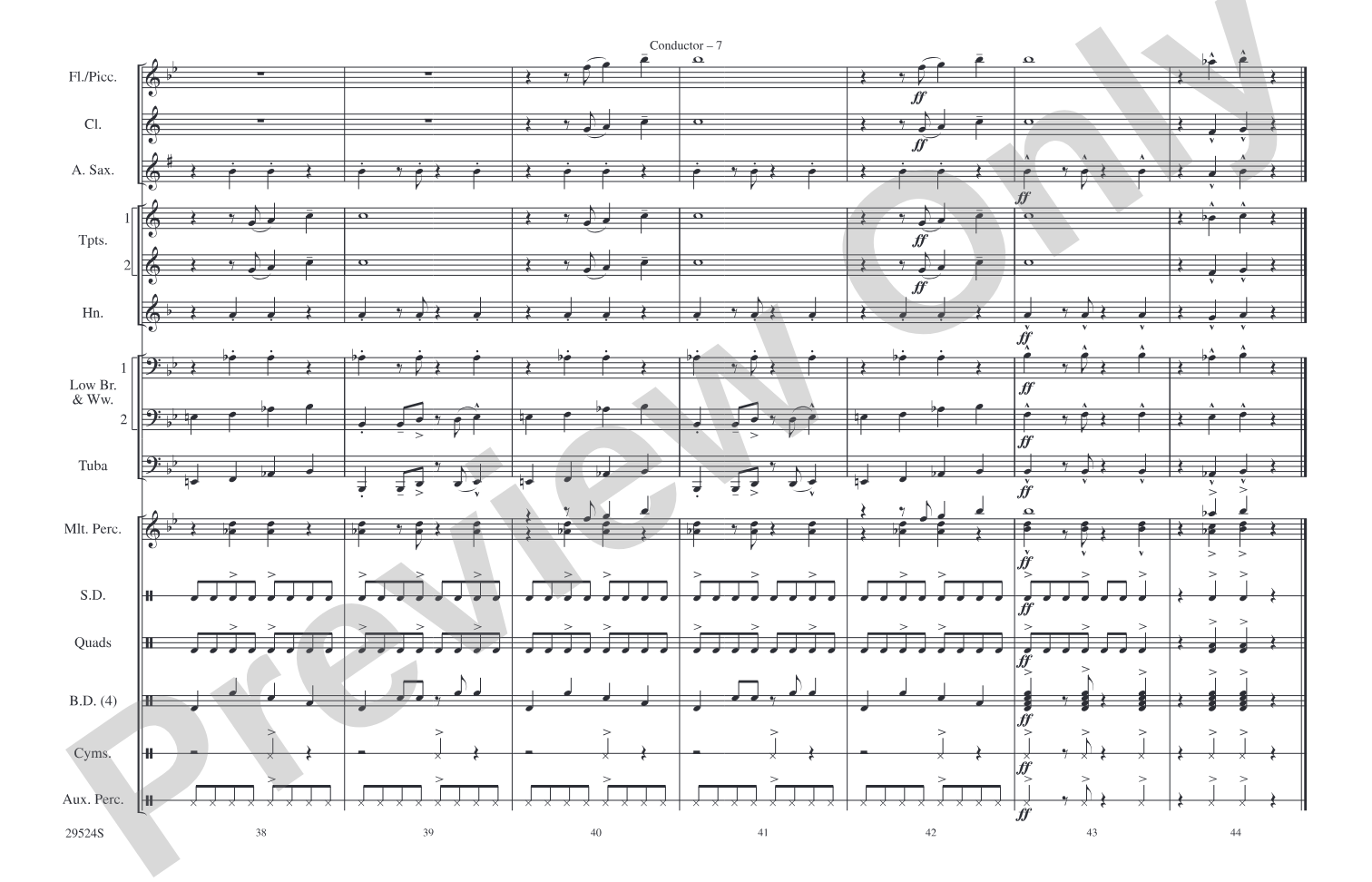 Hairspray Jam: Marching Band Conductor Score & Parts