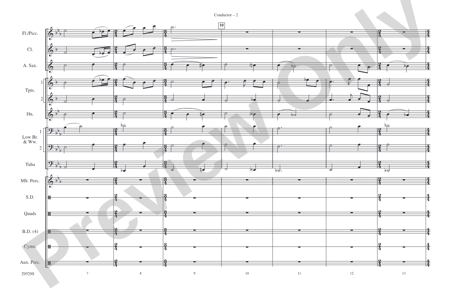 Gettysburg: Marching Band Conductor Score & Parts