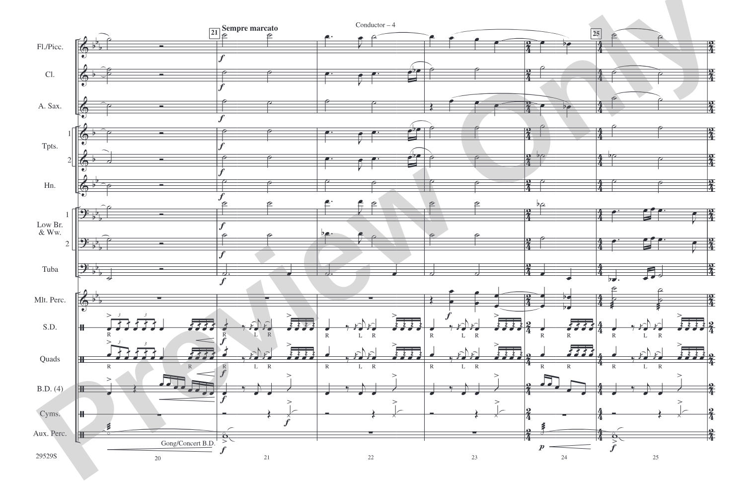 Gettysburg: Marching Band Conductor Score & Parts