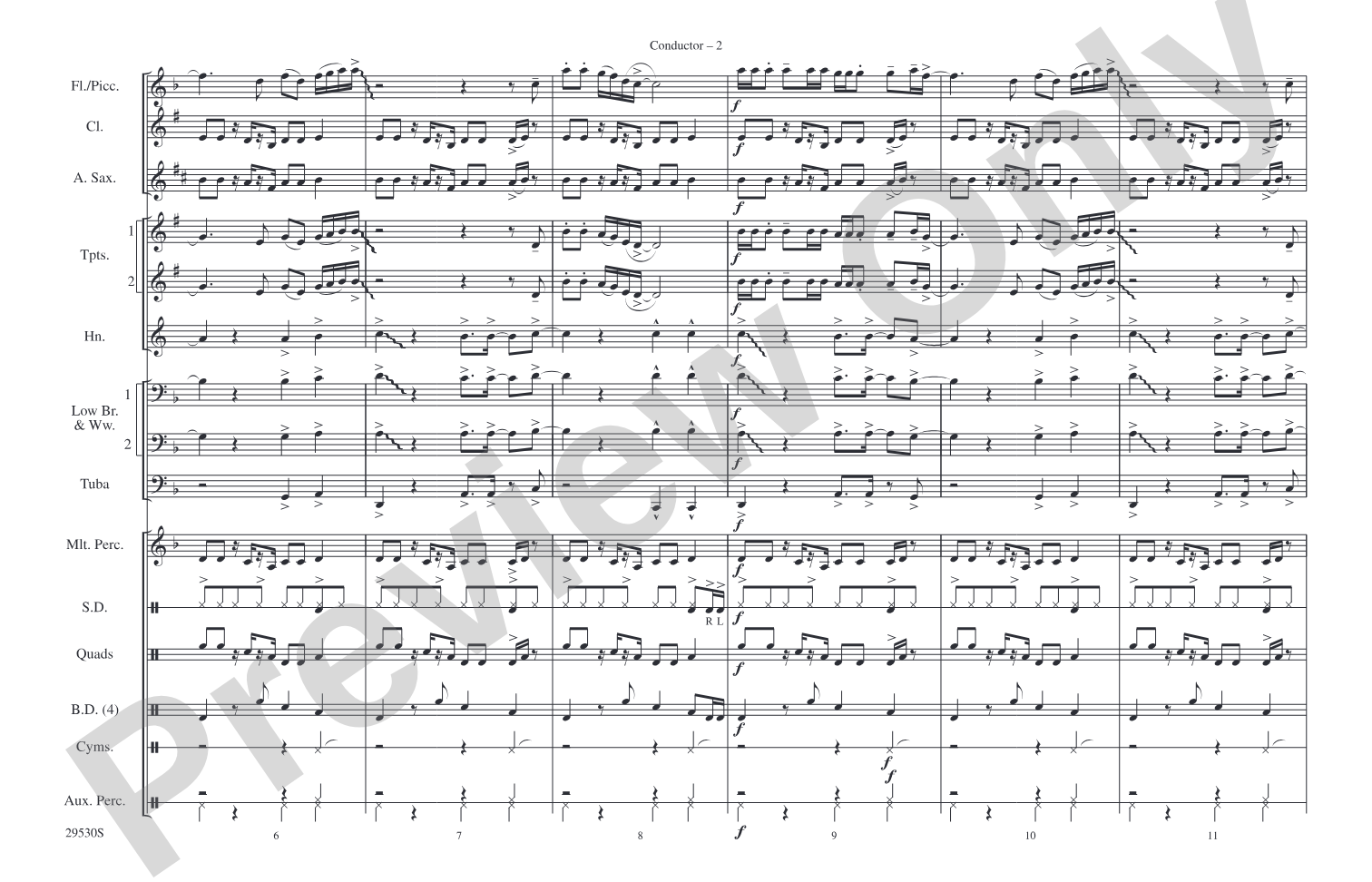 Get Down on It: Marching Band Conductor Score & Parts