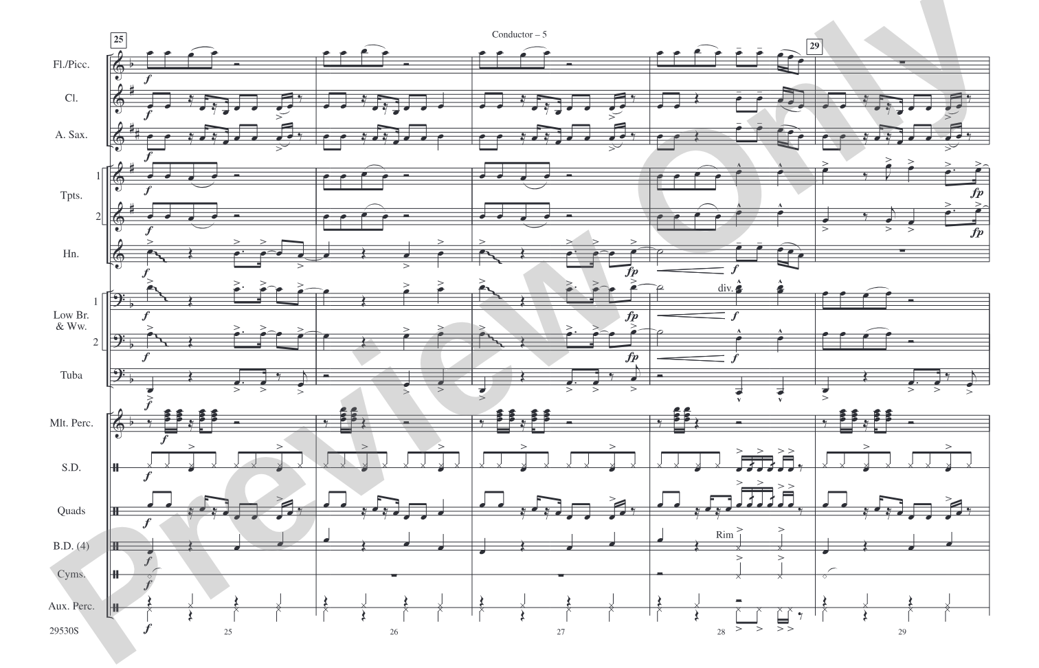 Get Down on It: Marching Band Conductor Score & Parts