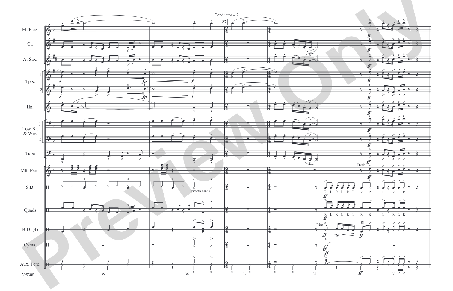 Get Down on It: Marching Band Conductor Score & Parts