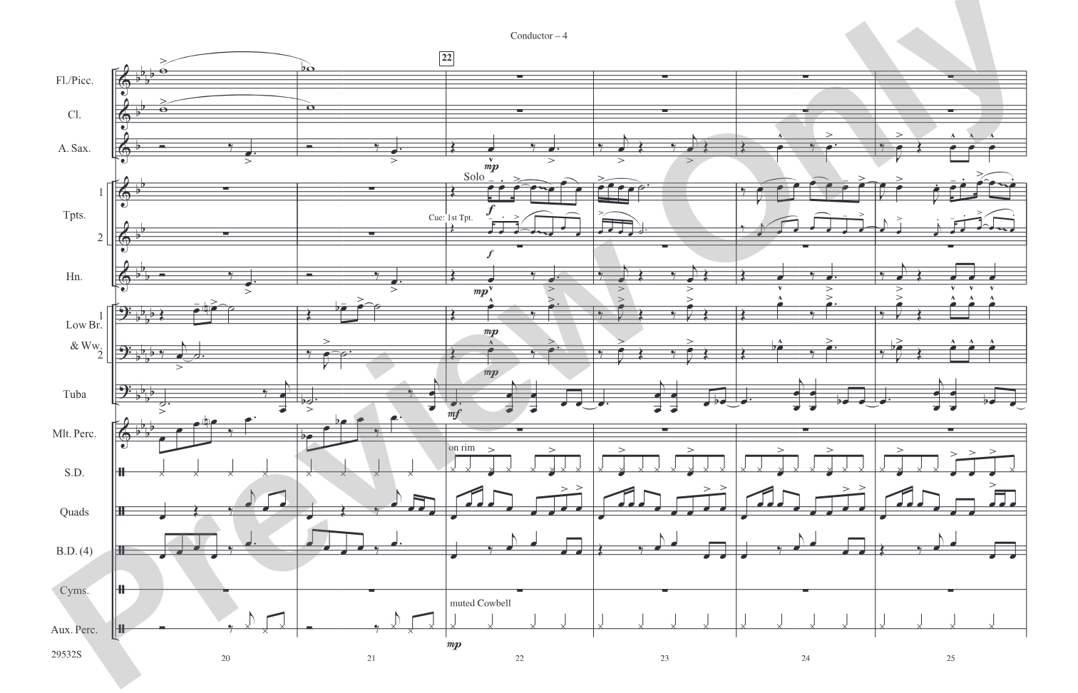 Alacrán: Marching Band Conductor Score & Parts