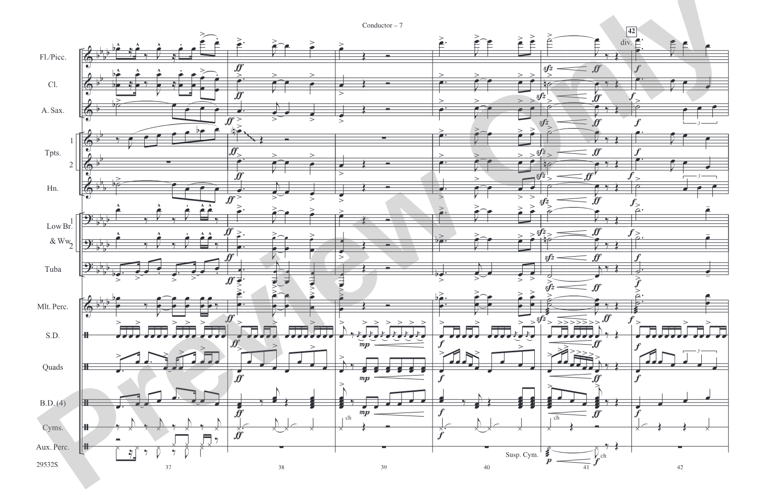 Alacrán: Marching Band Conductor Score & Parts