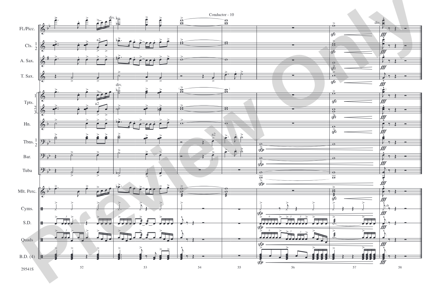 Rocket's Red Glare: Marching Band Conductor Score & Parts