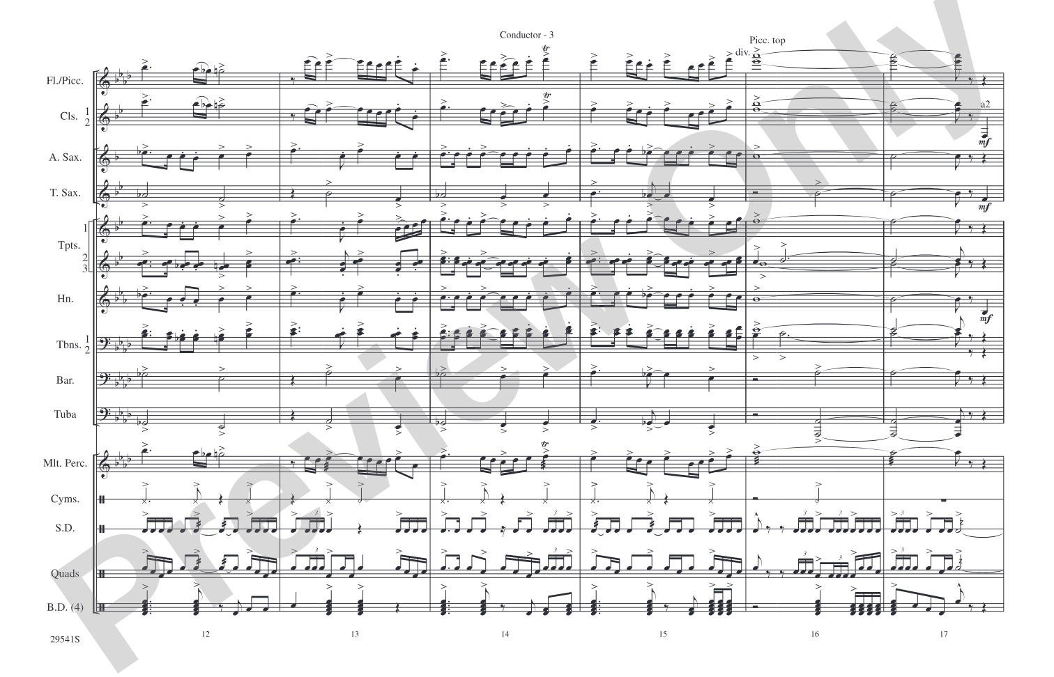 Rocket's Red Glare: Marching Band Conductor Score & Parts