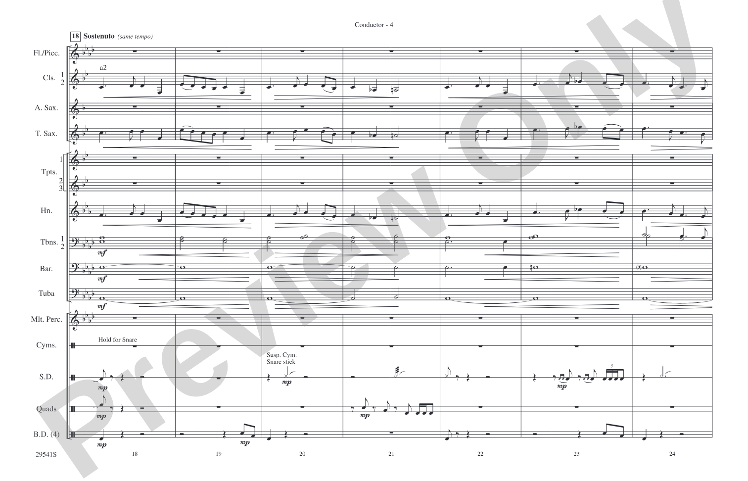 Rocket's Red Glare: Marching Band Conductor Score & Parts