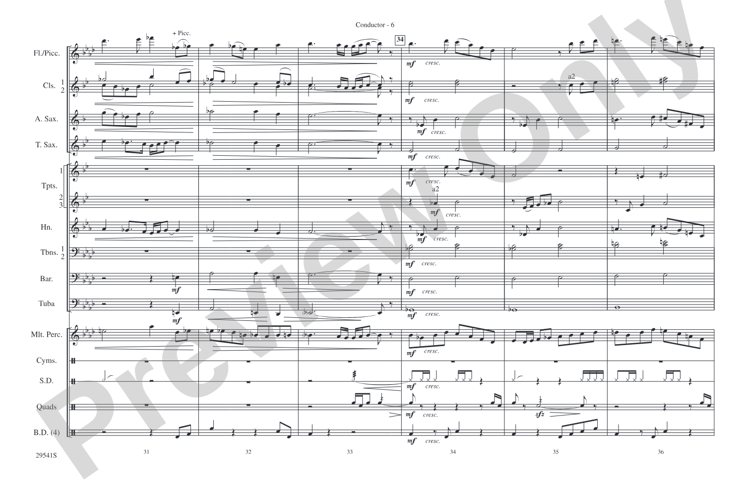Rocket's Red Glare: Marching Band Conductor Score & Parts