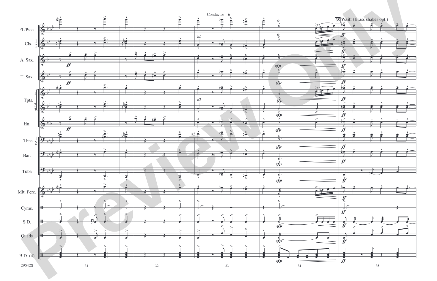 Hernando's Hideaway: Marching Band Conductor Score & Parts