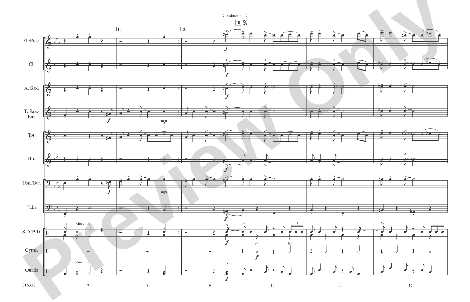 And All That Jazz (from Chicago): Marching Band Conductor Score & Parts