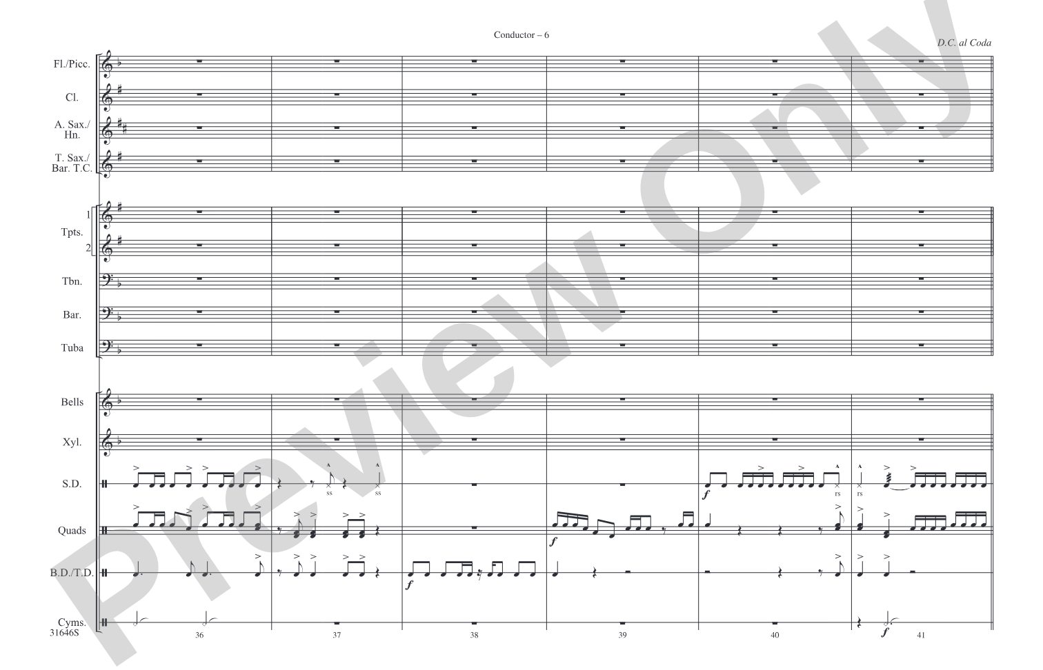 The Hut on Fowl's Legs: Marching Band Conductor Score & Parts